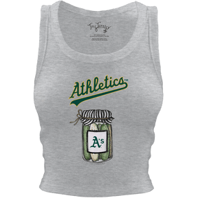 Oakland Athletics Pickle Jar Crop Tank