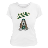 Oakland Athletics Puddy Women's Tee Shirt - Tiny Turnip