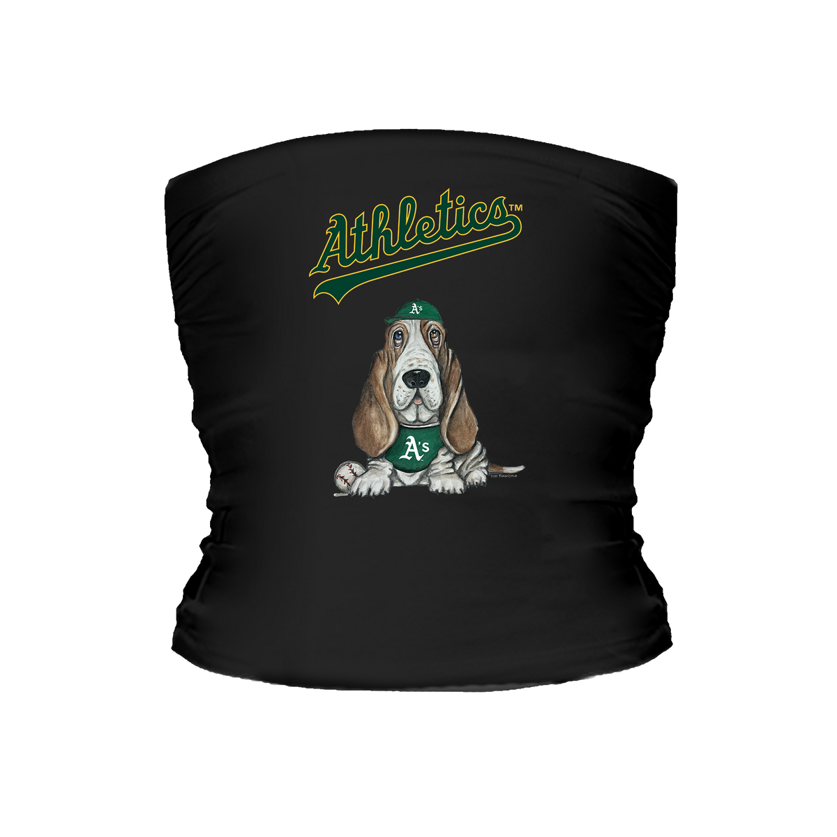 Oakland Athletics Puddy Tube Top - Tiny Turnip