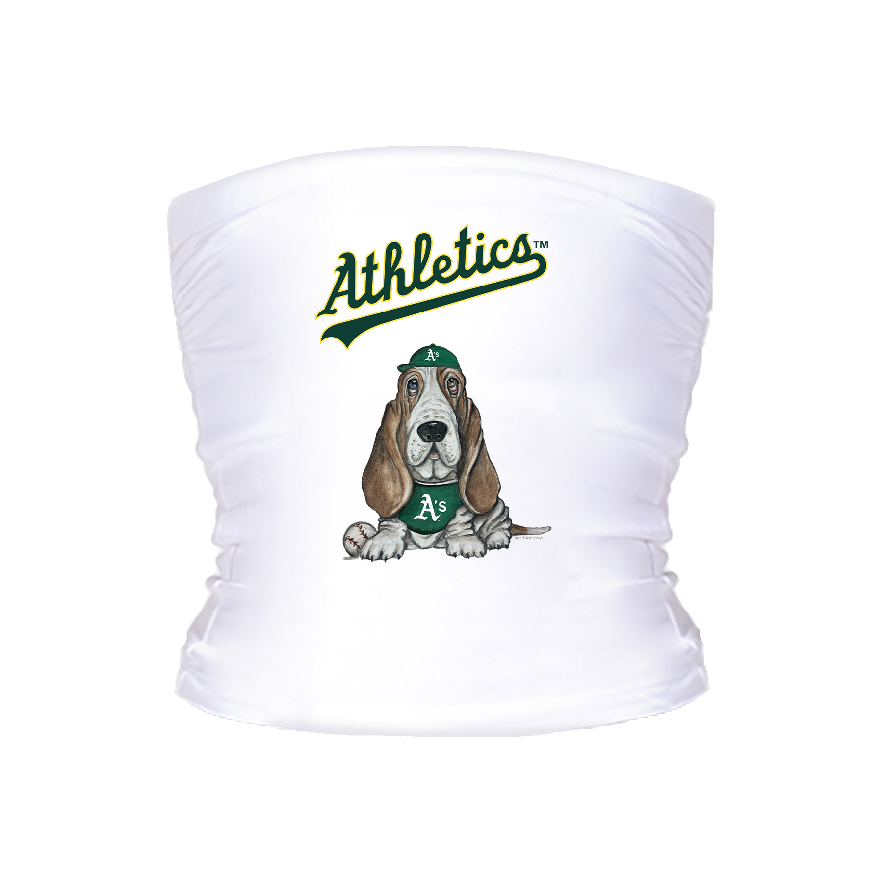 Oakland Athletics Puddy Tube Top - Tiny Turnip
