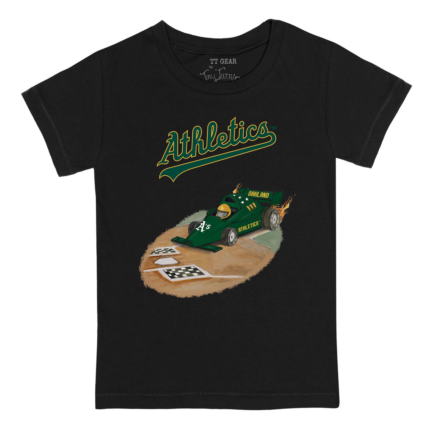 Oakland Athletics Race Car Tee Shirt