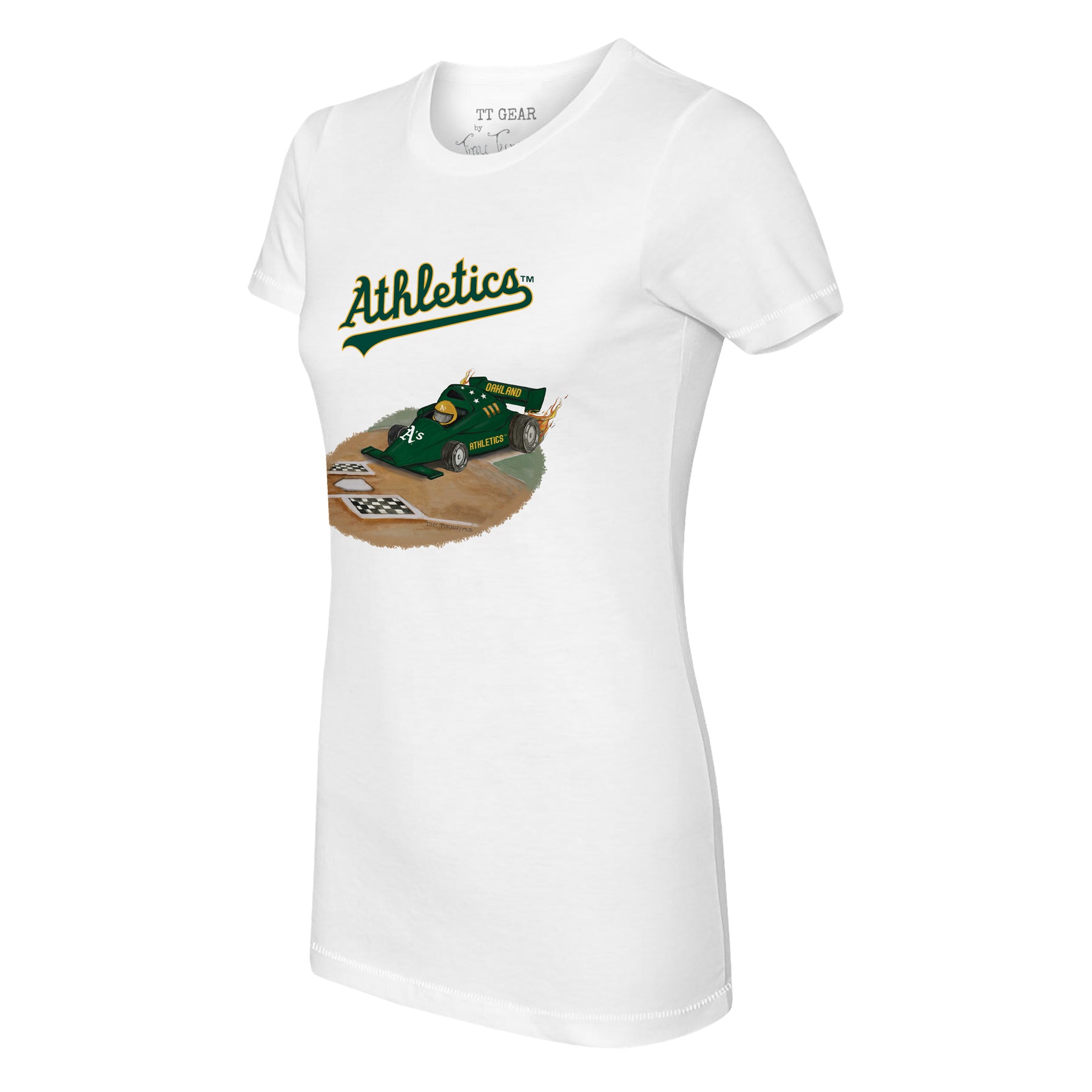 Oakland Athletics Race Car Tee Shirt