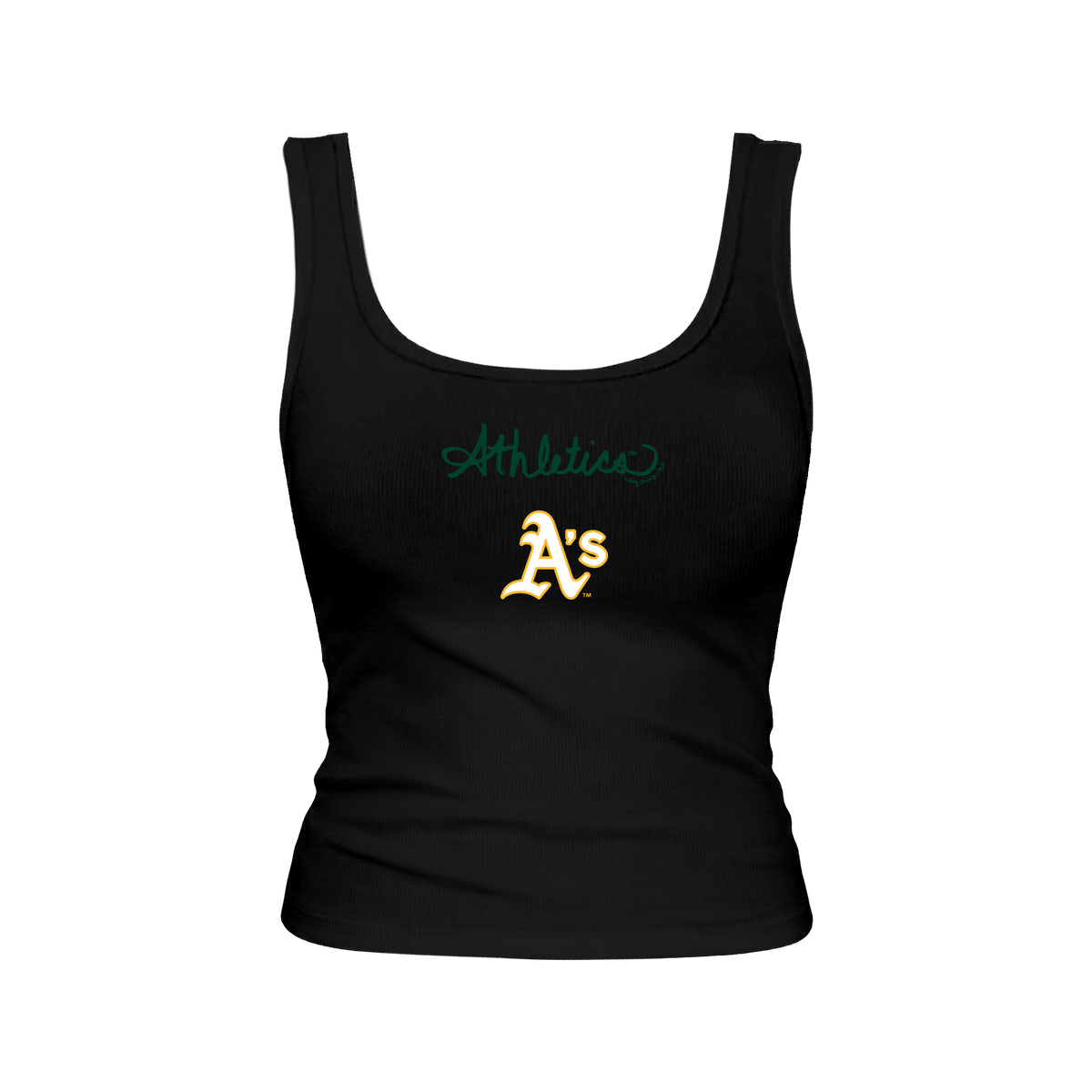 Oakland Athletics Logo Script Emmy Tank