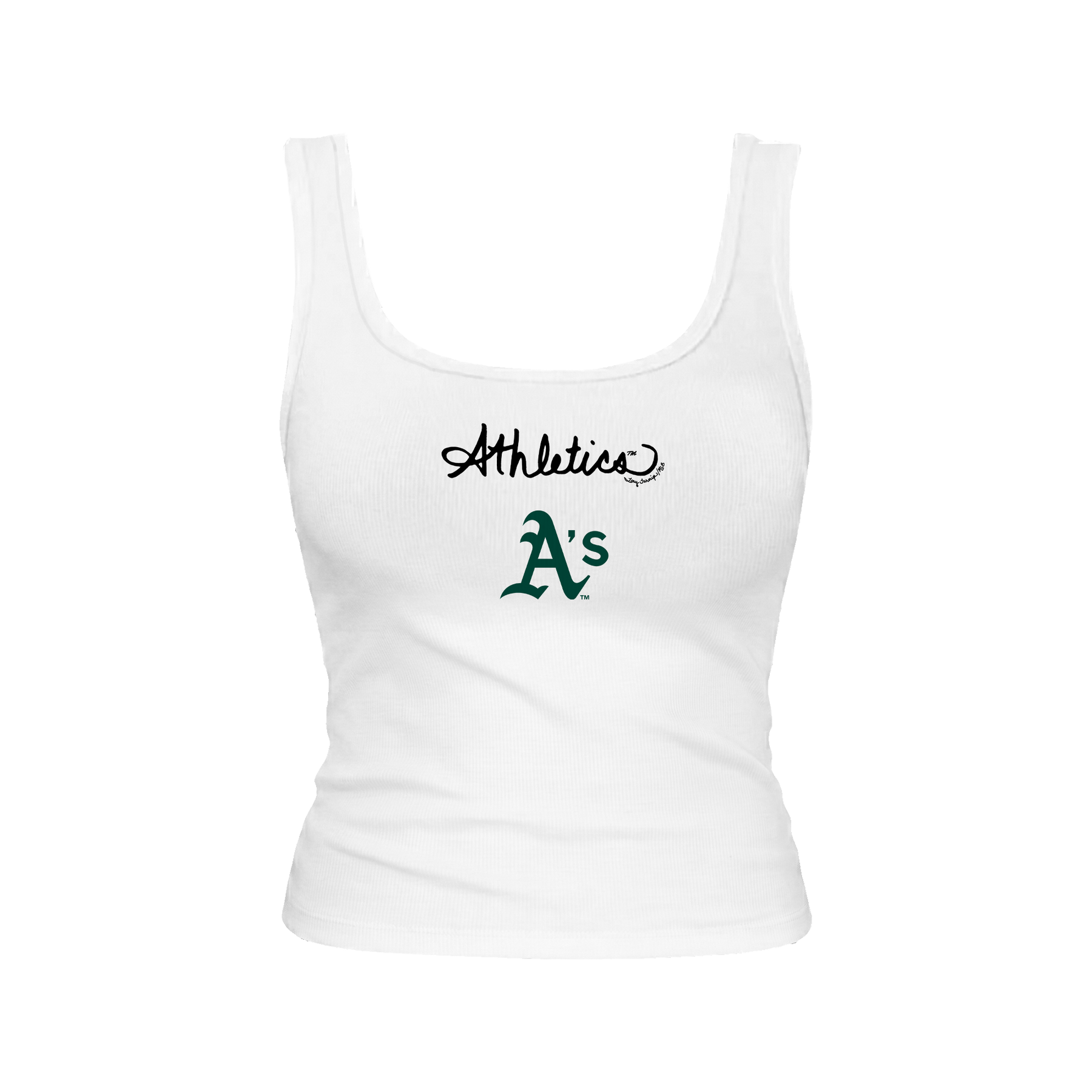 Oakland Athletics Logo Script Emmy Tank