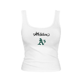 Oakland Athletics Logo Script Emmy Tank