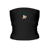 Oakland Athletics Logo Script Tube Top - Tiny Turnip