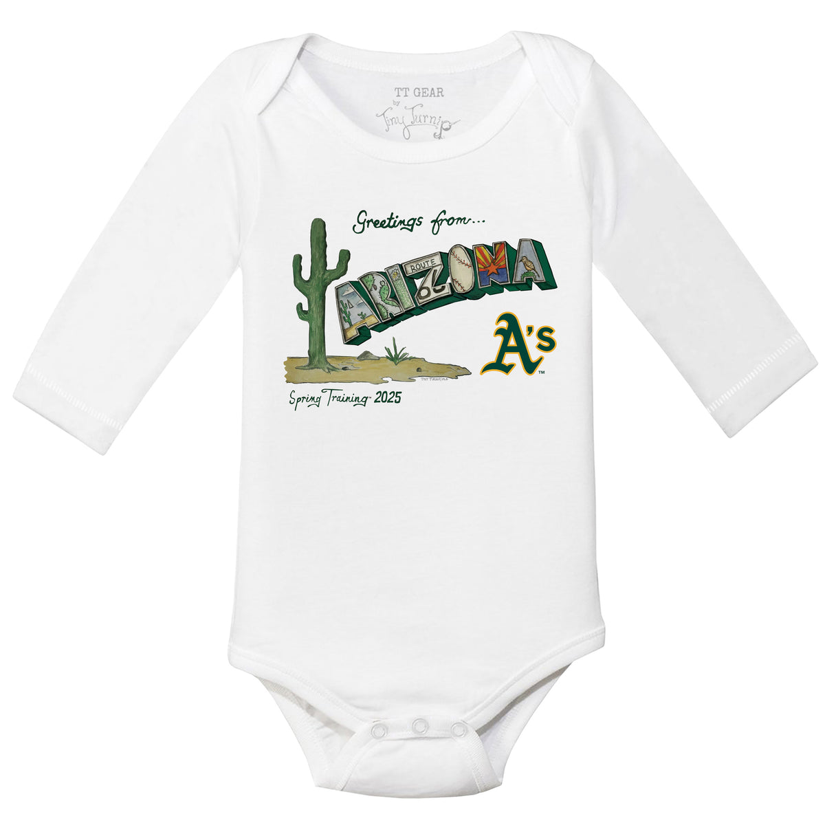 Oakland Athletics Spring Training 2025 Long Sleeve Snapper