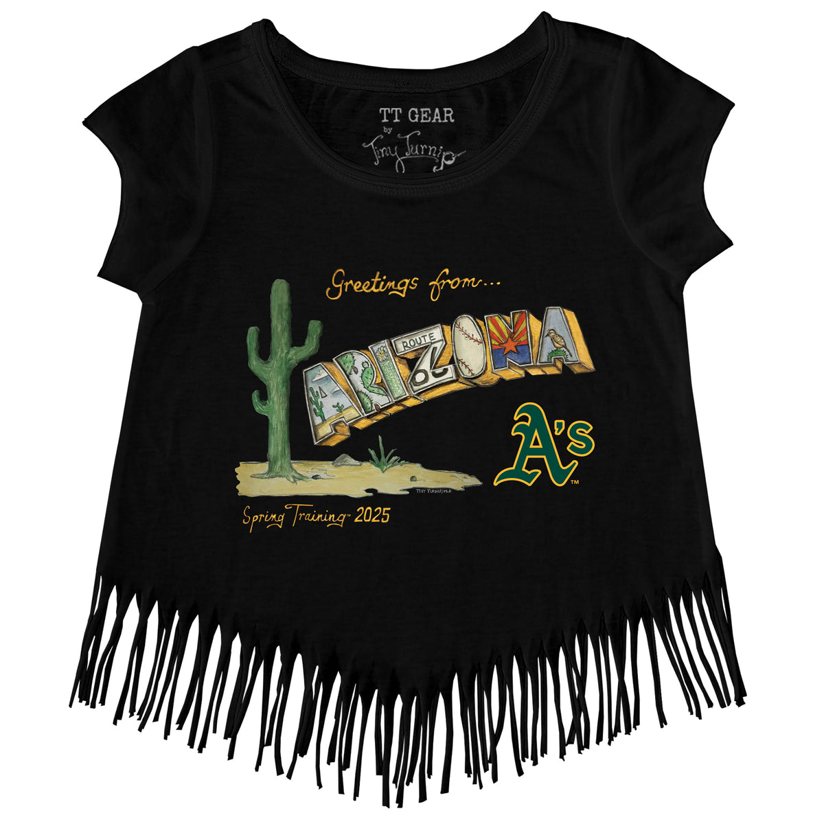 Oakland Athletics Spring Training 2025 Fringe Tee