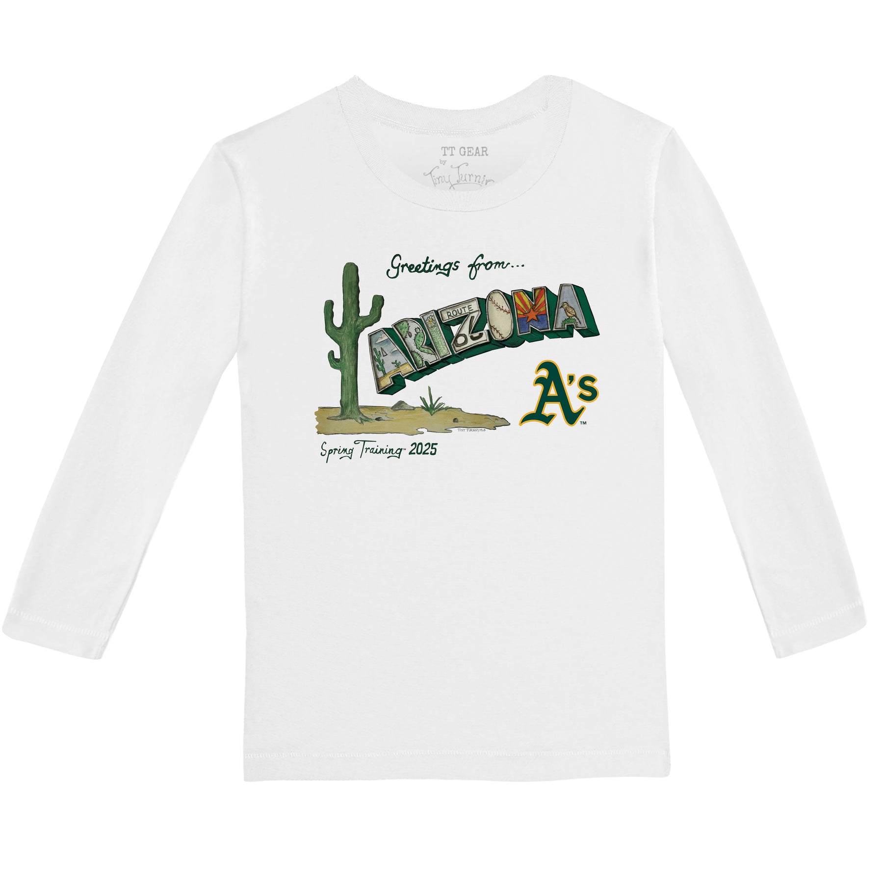 Oakland Athletics Spring Training 2025 Long-Sleeve Tee Shirt