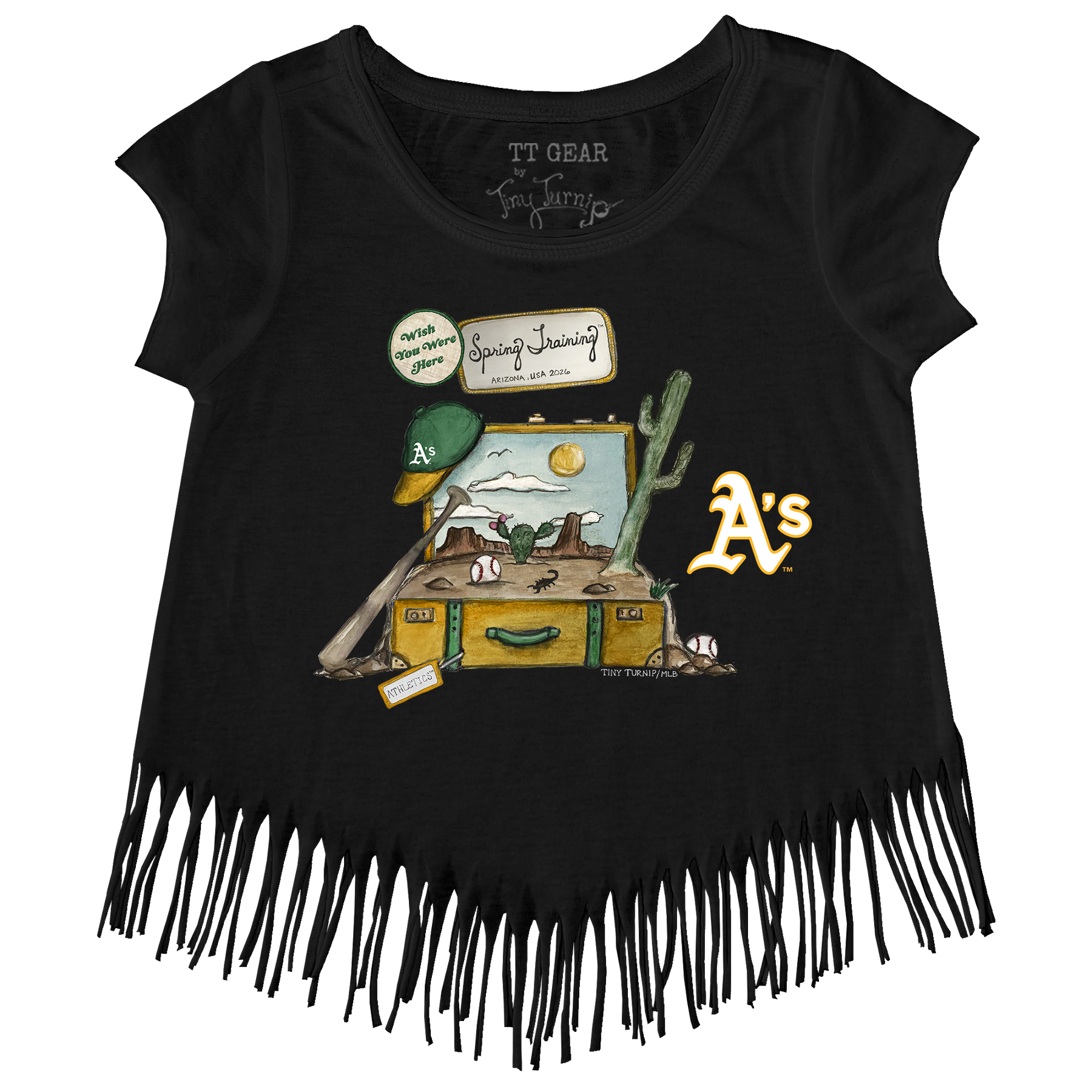 Oakland Athletics Spring Training 2026 Fringe Tee - Tiny Turnip
