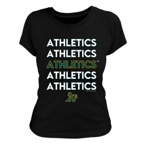 Oakland Athletics Stacked Tee Shirt