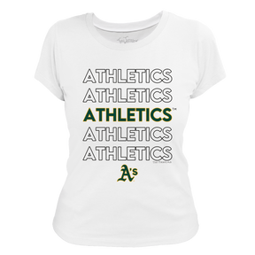 Oakland Athletics Stacked Tee Shirt