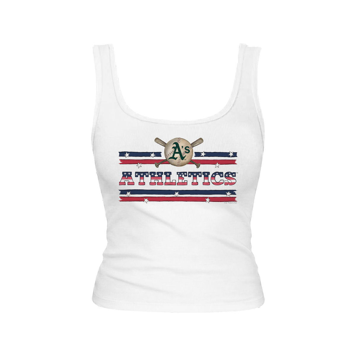 Oakland Athletics Stars and Stripes Emmy Tank
