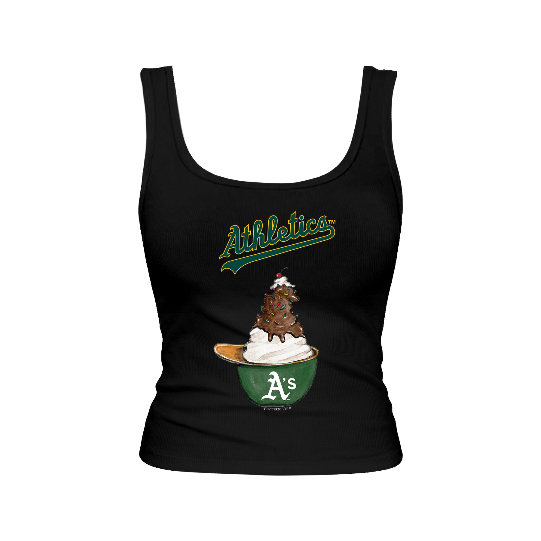 Oakland Athletics Sundae Helmet Emmy Tank