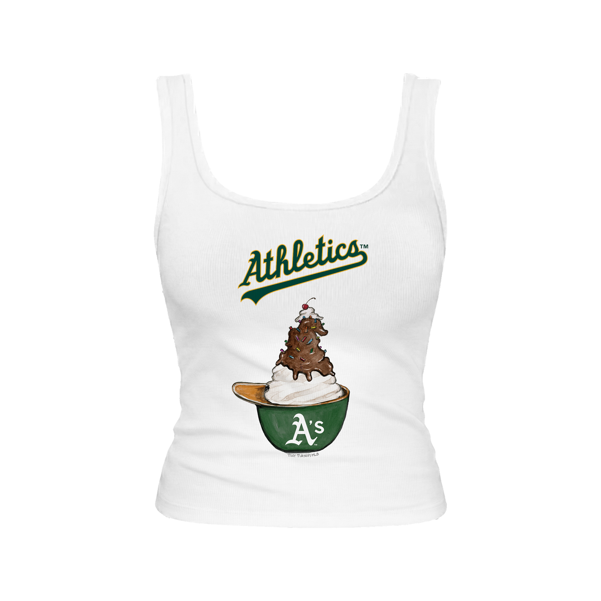 Oakland Athletics Sundae Helmet Emmy Tank