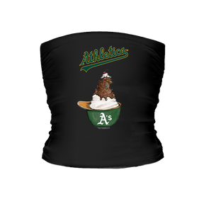 Oakland Athletics Sundae Helmet Tube Top - Tiny Turnip
