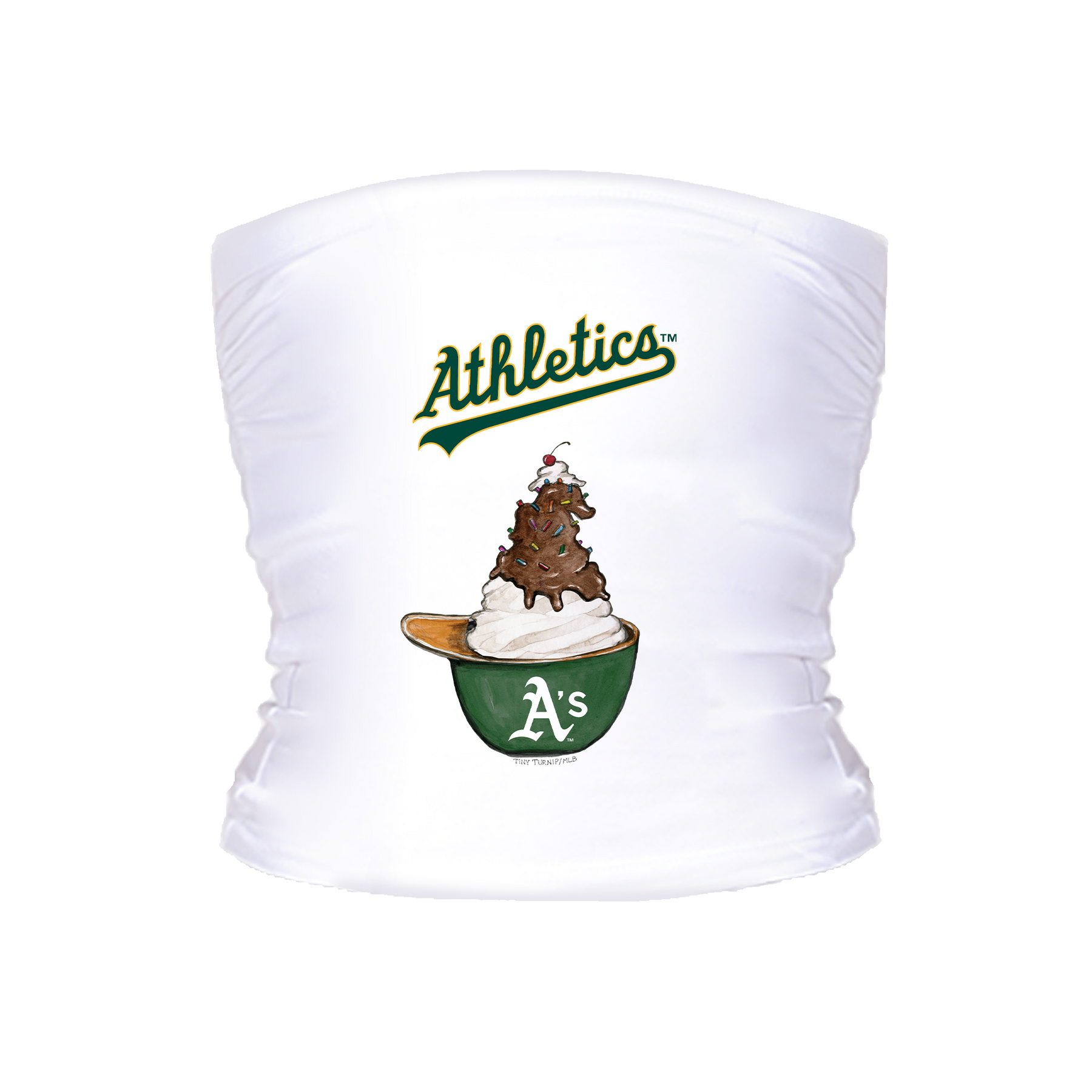 Oakland Athletics Sundae Helmet Tube Top