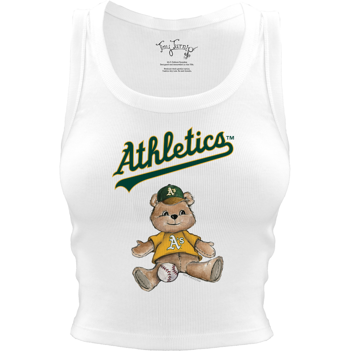 Oakland Athletics Teddy Crop Tank