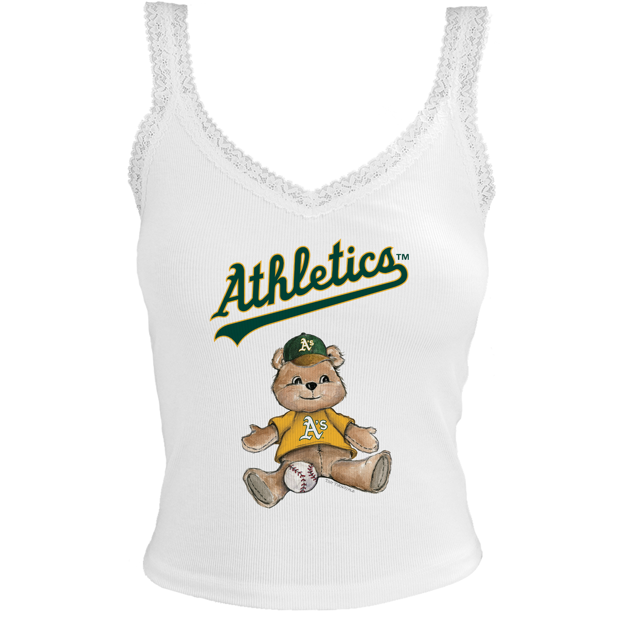 Oakland Athletics Teddy Lace Tank