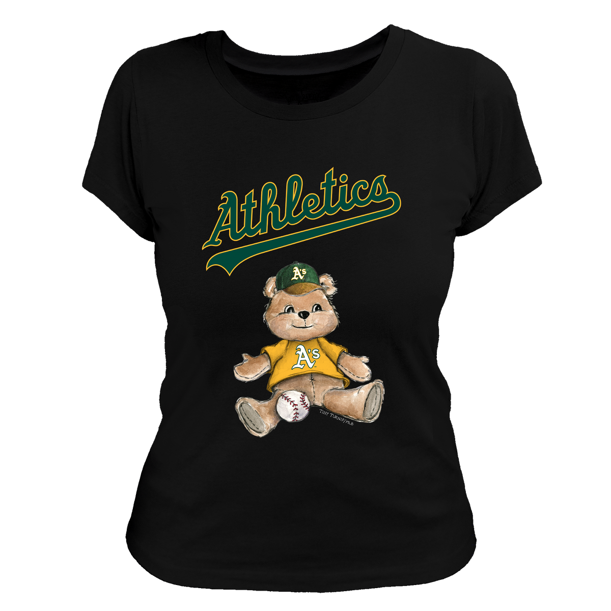 Oakland Athletics Boy Teddy Women's Tee Shirt