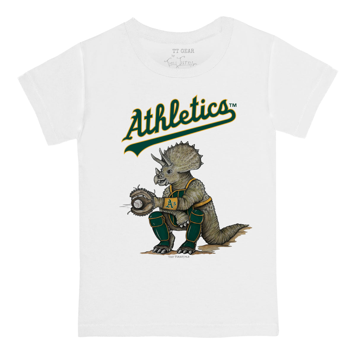 Oakland Athletics Triceratops Tee Shirt