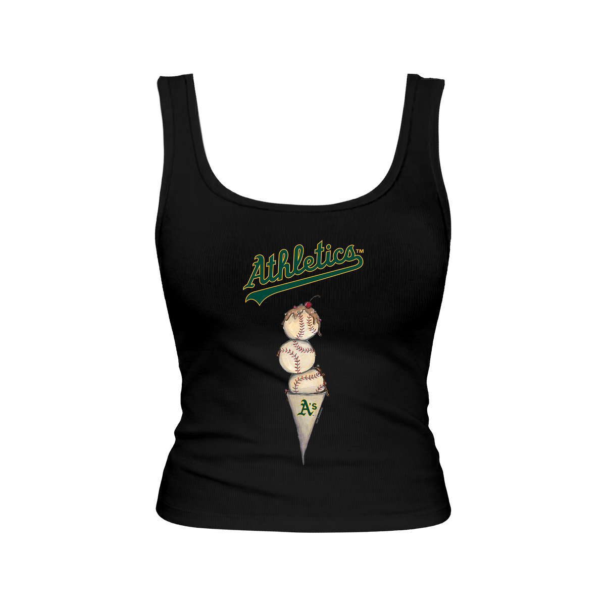 Oakland Athletics Triple Scoop Emmy Tank