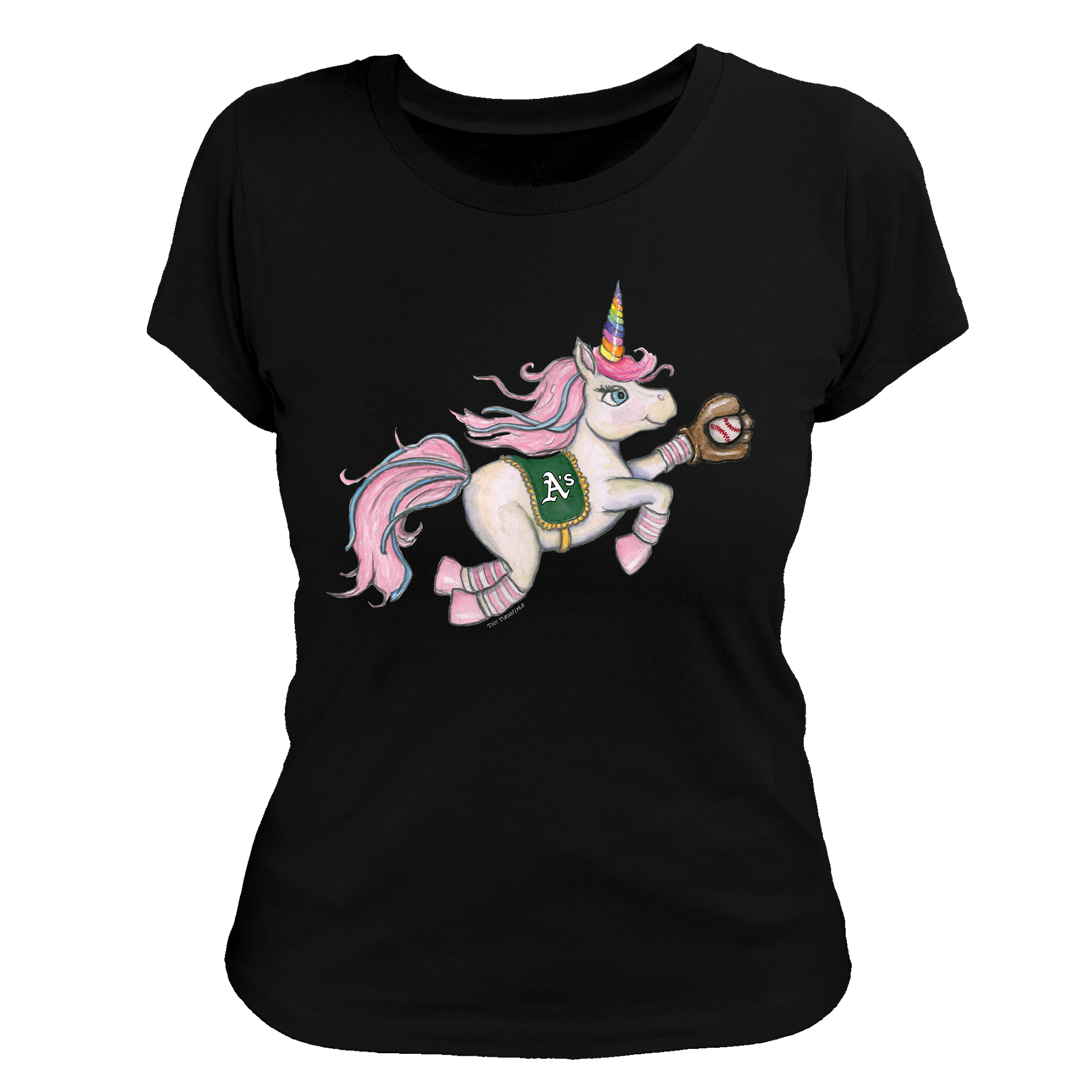 Oakland Athletics Unicorn Tee Shirt