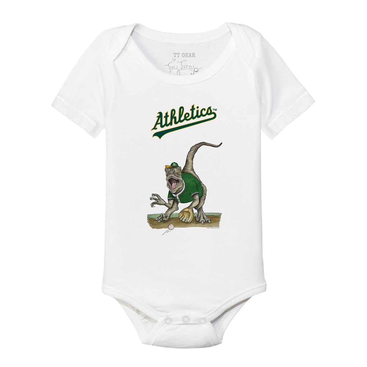 Oakland Athletics Velociraptor Short Sleeve Snapper