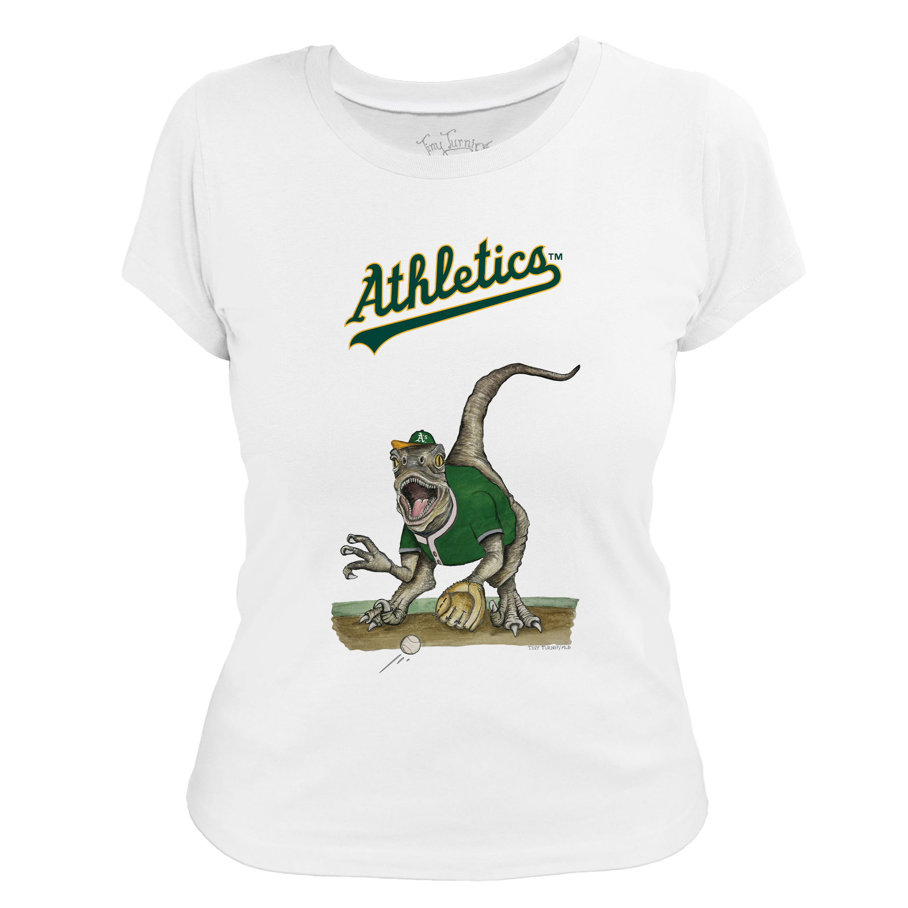 Oakland Athletics Velociraptor Tee Shirt