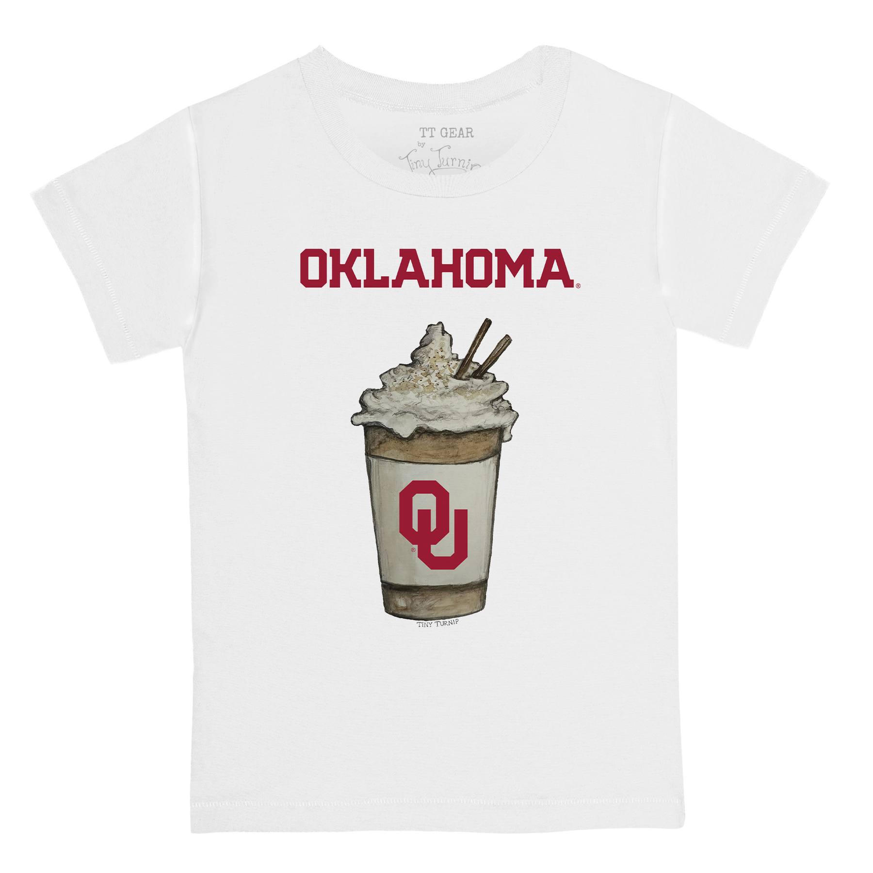 Oklahoma Sooners Latte Kid's Tee Shirt