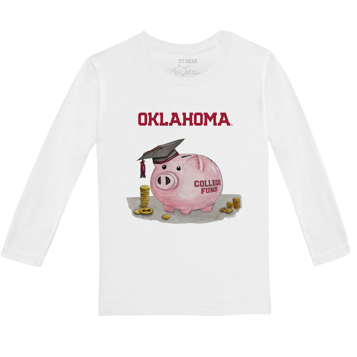 Oklahoma Sooners Piggy Long-Sleeve Tee Shirt