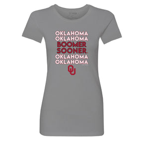 Oklahoma Sooners Stacked Tee Shirt