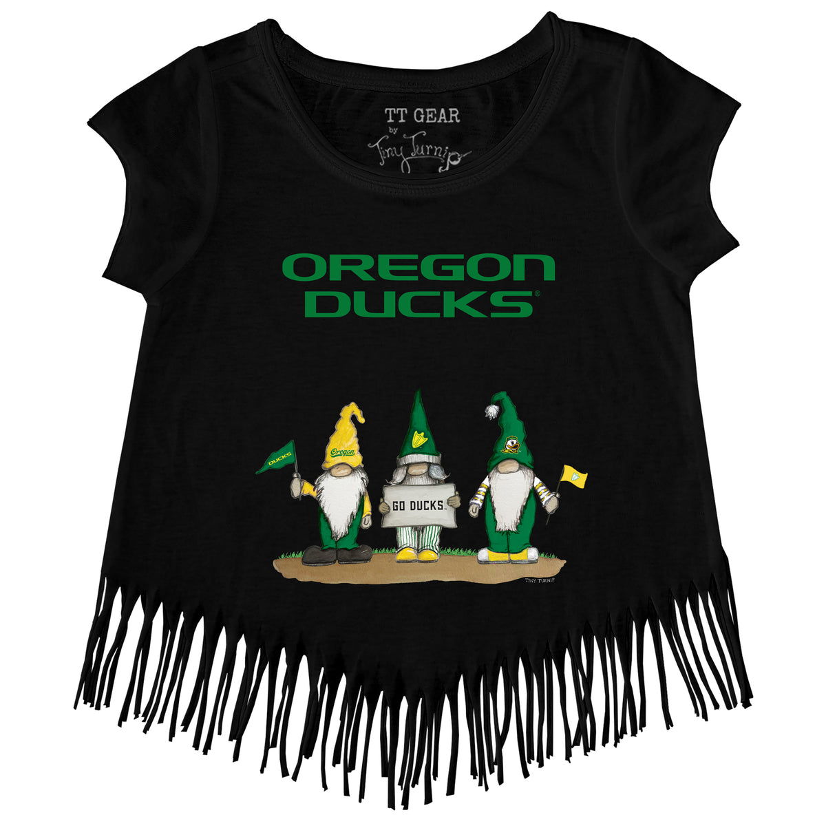 Oregon Ducks Gnomes Fringe Tee