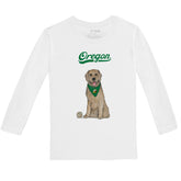 Oregon Ducks Golden Retriever Long-Sleeve Tee Shirt