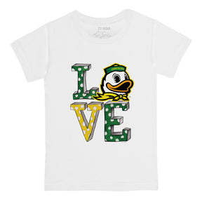 Oregon Ducks Love Tee Shirt