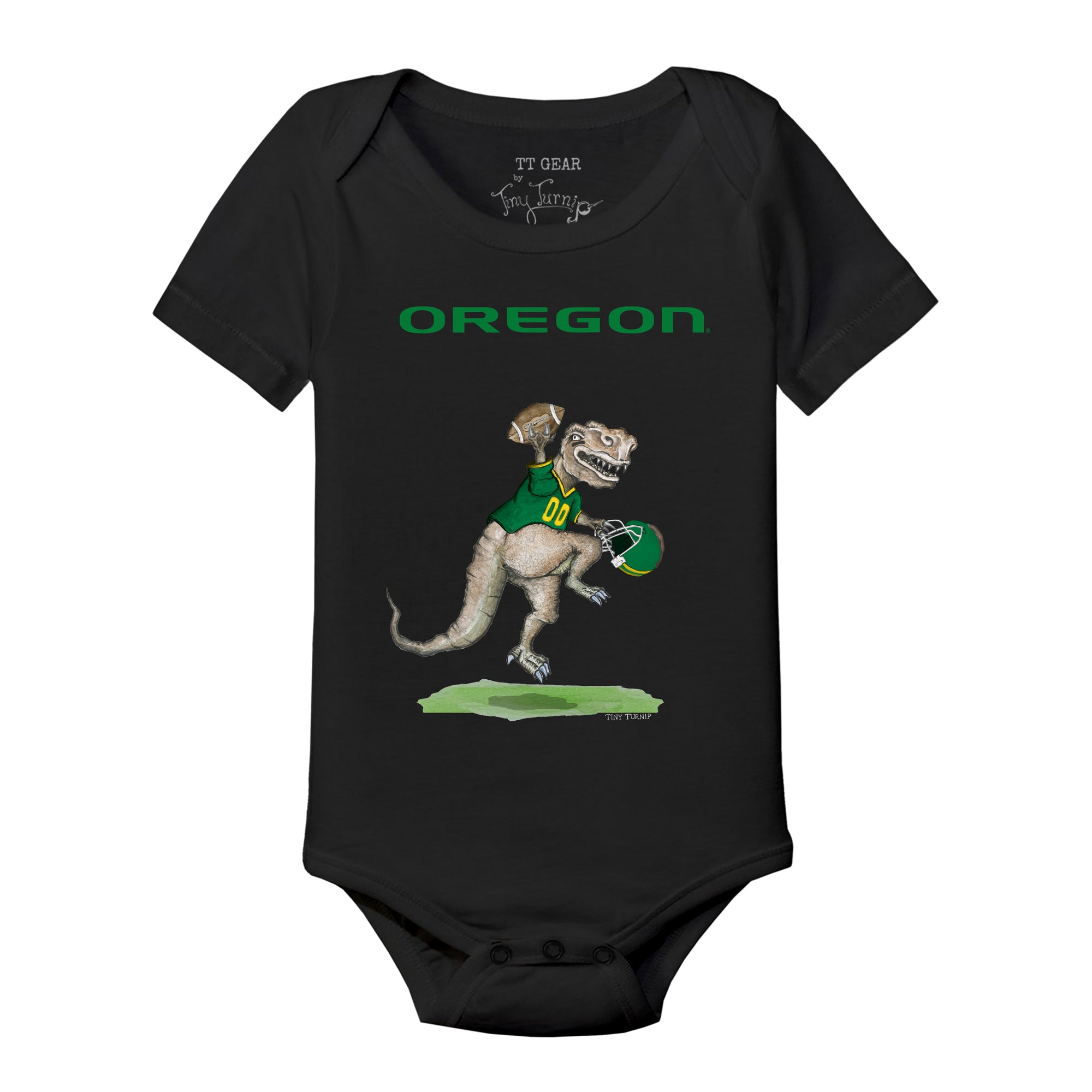 Oregon Ducks TT Rex Short Sleeve Snapper | Tiny Turnip