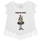 Oregon State Beavers Babes Fringe Tee