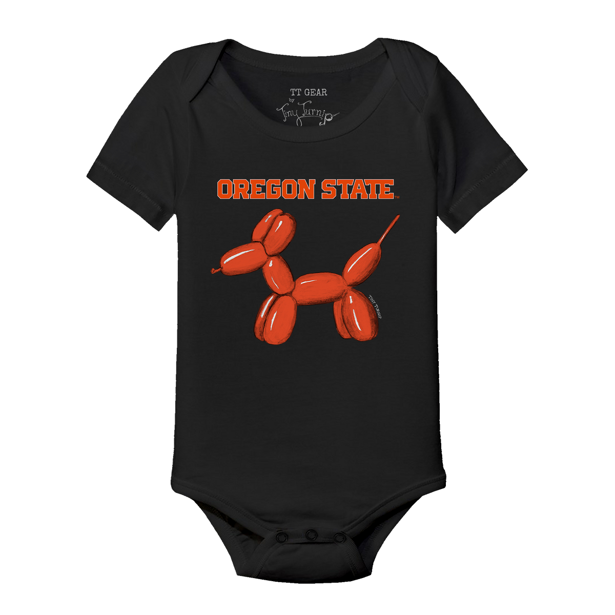 Oregon State Beavers Balloon Dog Short Sleeve Snapper