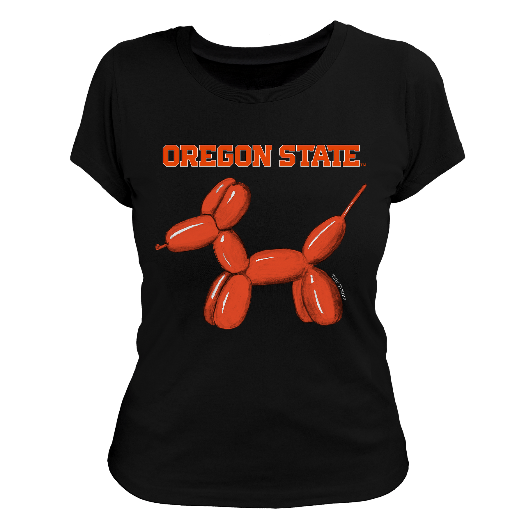 Oregon State Beavers Balloon Dog Women's Tee Shirt