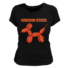 Oregon State Beavers Balloon Dog Women's Tee Shirt