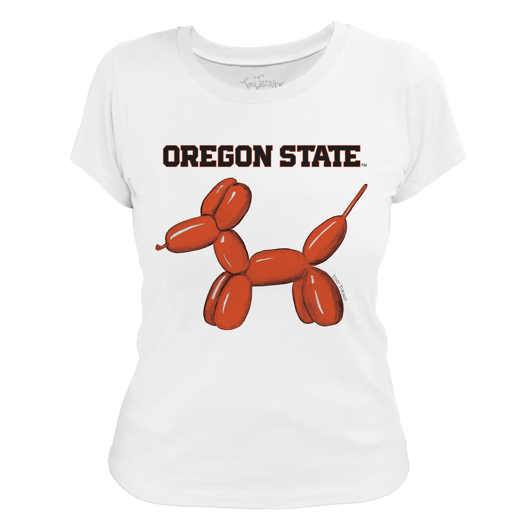 Oregon State Beavers Balloon Dog Women's Tee Shirt