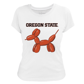 Oregon State Beavers Balloon Dog Women's Tee Shirt