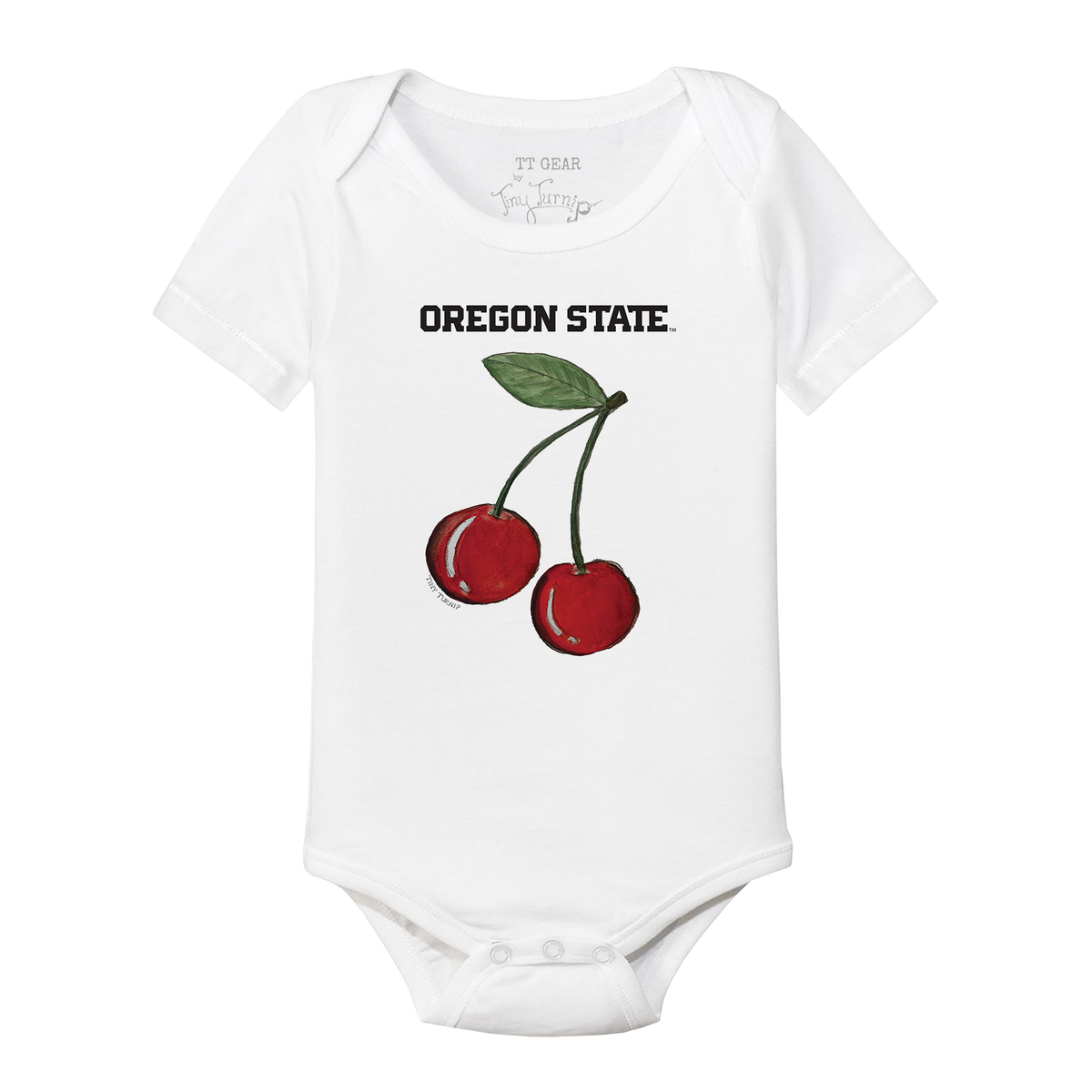 Oregon State Beavers Cherry Short Sleeve Snapper