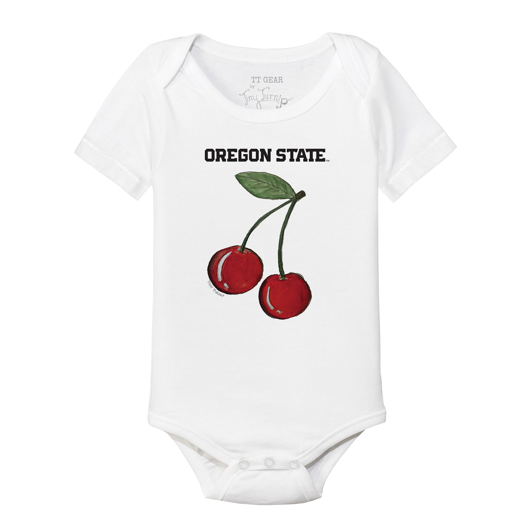 Oregon State Beavers Cherry Short Sleeve Snapper