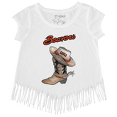 Oregon State Beavers Cowboy Boot Fringe Tee