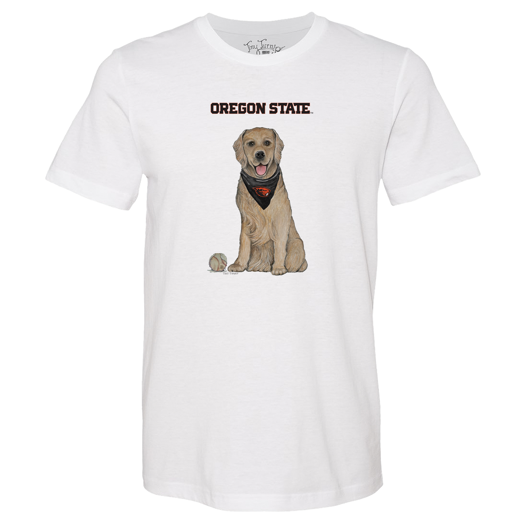 Oregon State Beavers Golden Retriever Unisex Tee Shirt