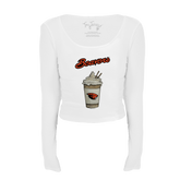 Oregon State Beavers Latte Women's Lucy Long Sleeve