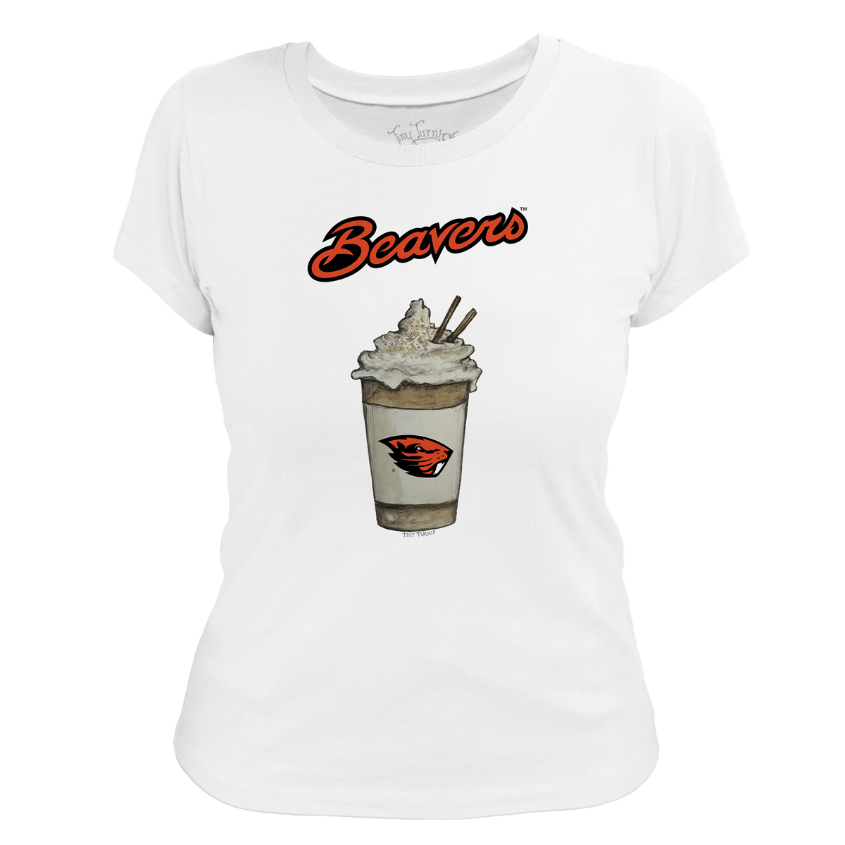Oregon State Beavers Latte Women's Tee Shirt