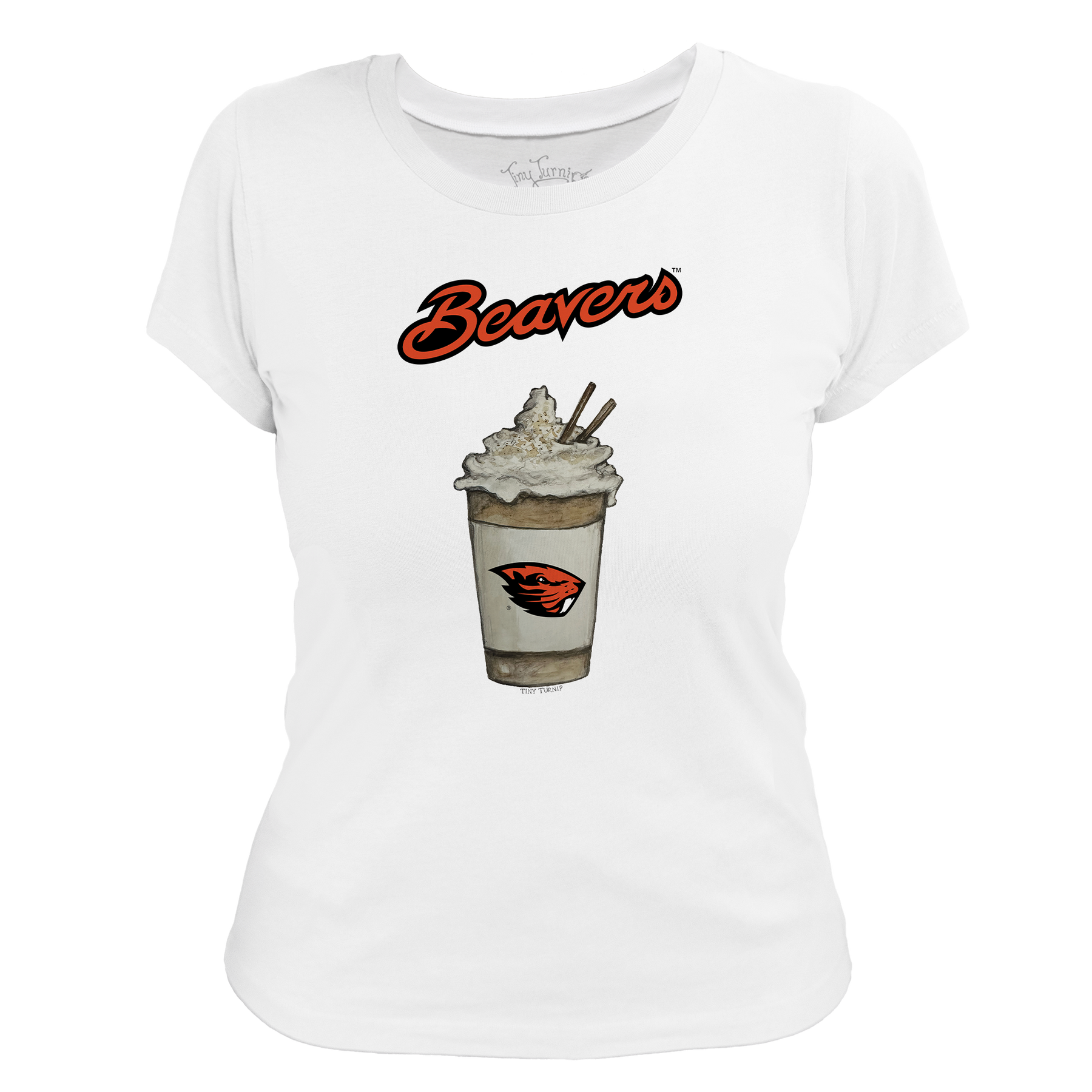 Oregon State Beavers Latte Women's Tee Shirt
