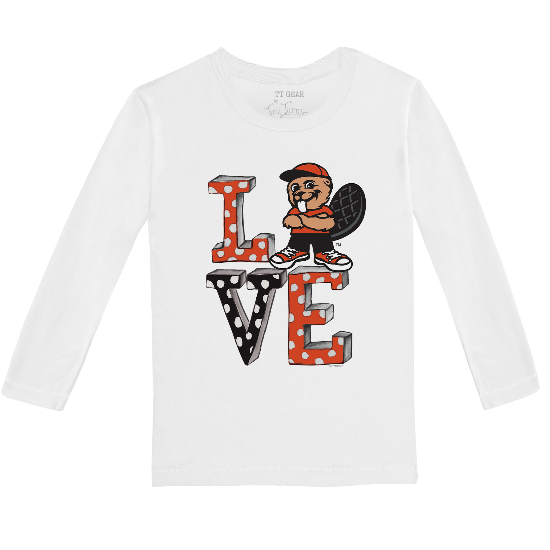 Oregon State Beavers LOVE Long-Sleeve Tee Shirt